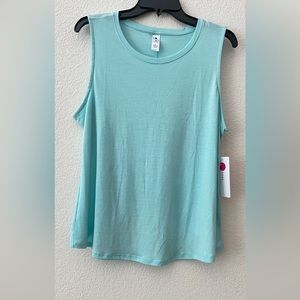 XL aqua Yogalicious tank top